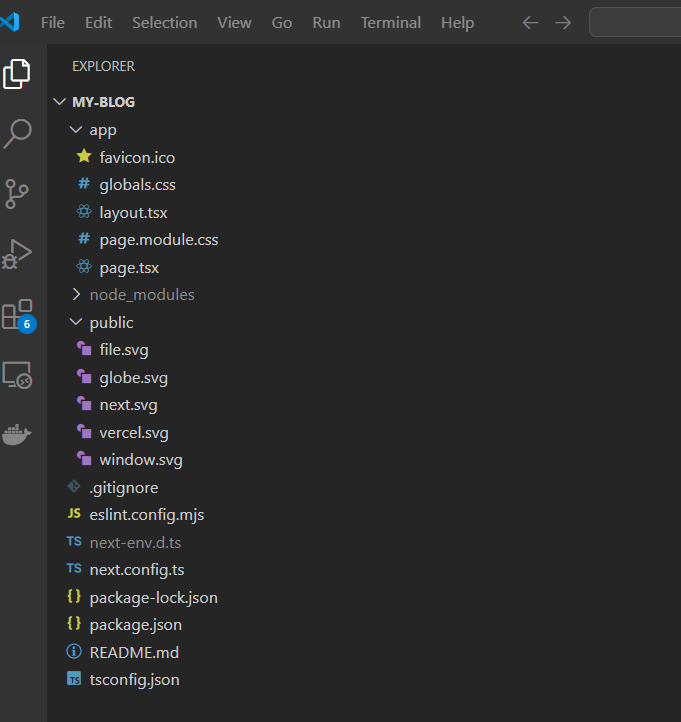 NextJS project structure